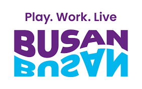 Busan — Play. Work. Live. logo